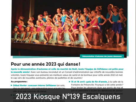 Kiosque janvier 2023