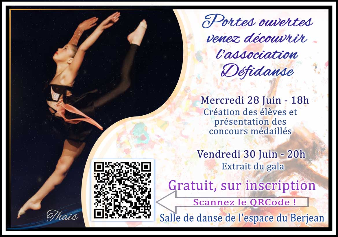 Inscription aux portes ouvertes Défi danse